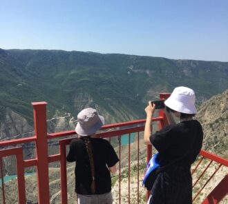 смотровая на сулакский каньон